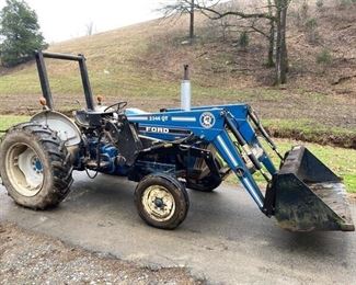 Ford 2810 tractor and loader 