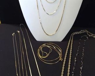 7 Necklace ChainsSterling etc