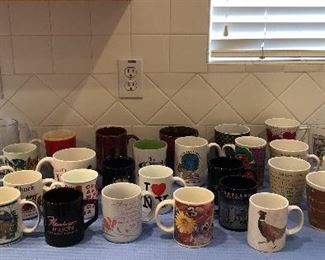 Assortment Of Coffee Mugs