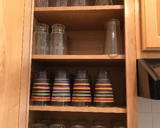 Cabinet Of Glassware