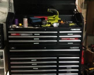 Garage
Large Husky rolling tool cabinet