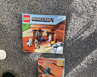 Lower Level/Garage
Lego Minecraft