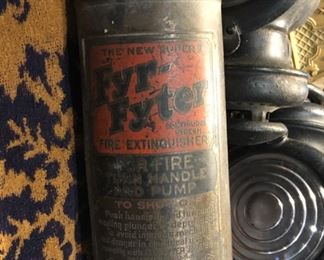 Fyr-Fyter fire extinguisher solid brass