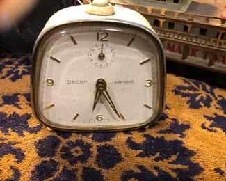 Vintage alarm clock made in Germany.  Peter Variant