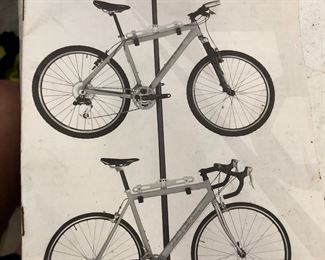 Topeak Dual Touch bicycle rack for two bikes.