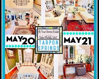 May 20 & May 21... Saturday and Sunday. 
Fabulous 3 level home in Pointe Alexis filled with beautiful furnishings. 