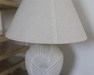 1980’s Minimalist Post Modern Seashell Design Lamp