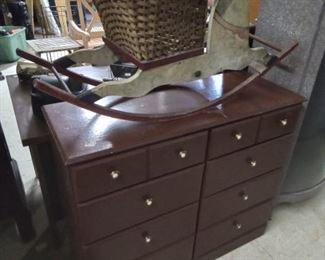 Antique Baby Horse Rocker