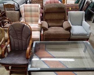 Variety of Living Room Chairs