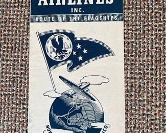 1942 American Airline  Flight Guide