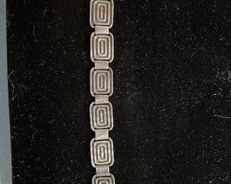 Sterling .925 Marked Beau Art Deco Bracelet