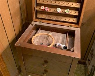 Vintage Sewing cabinet 
