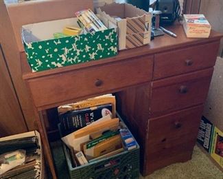 wooden desk and office miscellaneous 