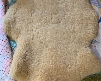 Lamb's wool lap blanket from New Zeland 