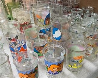 Vintage Jelly jar Cups 