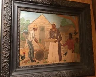 Clint Alderman painting