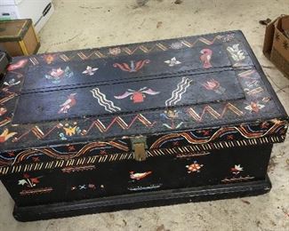 Painted chest. Peter Hunt?????