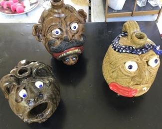 face jugs from potters collection