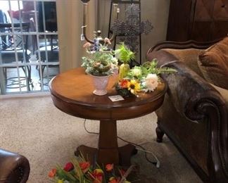 The other pedestal table