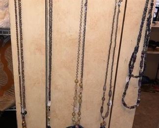 And some more necklaces! The jewelry this time is in several places in the house.