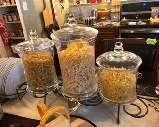 glass pasta cannisters