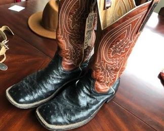Anderson - Bean full quill Ostrich boots