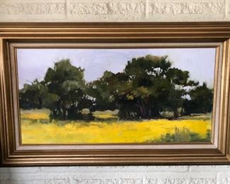 Oil painting "Springtime in Texas" by Jerry Bitner