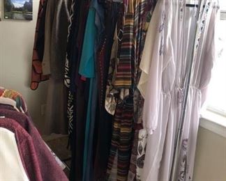 Rack full of fine ladies outfits