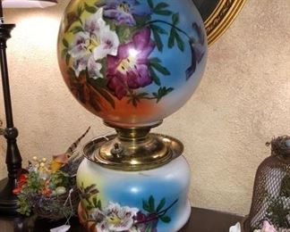Beautiful hand-painted lamp