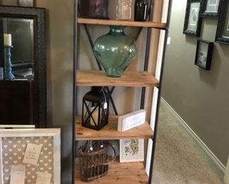 Iron and wood etagere - there are two of these