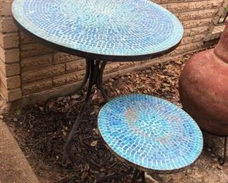 Mosaic top tables