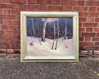 Original oil painting by WALTER THOMAS SACKS (NY, 1901-1961)