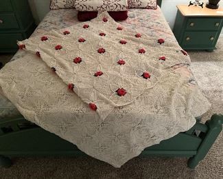 Antique crocheted bed spreads