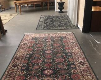 100% wool hand knotted rug. 6x9