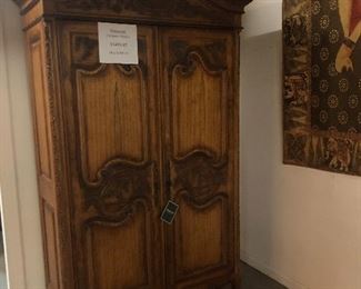 Beautiful carved door, Hekman computer armoire