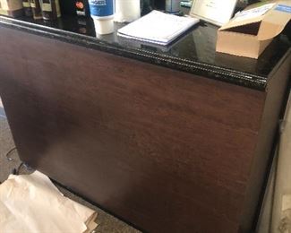 sales counter with granite top