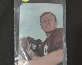 TOPPS 1969 FOOTBALL SONNY JURGENSEN CARD