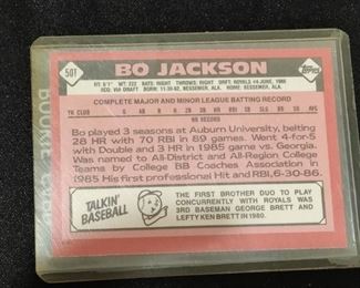 TOPPS - 1986 BO JACKSON - BASEBALL ROOKIE CARD #50T - $15.00