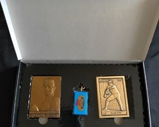 NOLAN RYAN - TOPPS 1990 HALL OF FAME BRONZE CARD BOX SET W/KEY CHAIN - $30.00 - AVAILABLE FOR PRE-SALE
