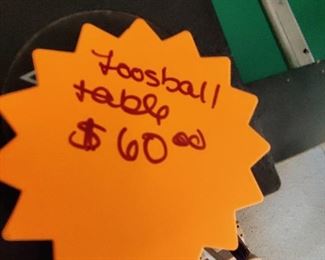 FOOSBALL TABLE - $60.00