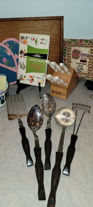 Vintage CUTCO knife set and utensils
