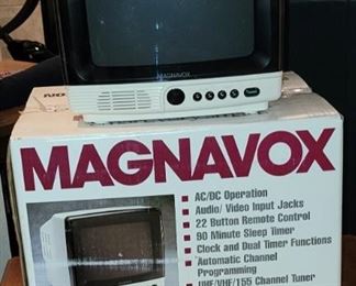 Vintage Magnavox 9" color portable TV-New in the box!
