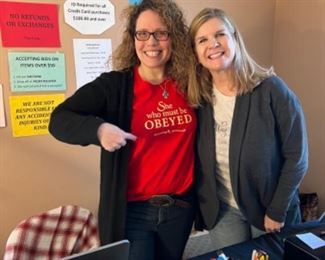  Like my shirt?  Hi Michelle!