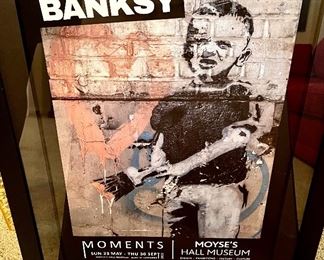 Another scarce Banksy exhibition poster.