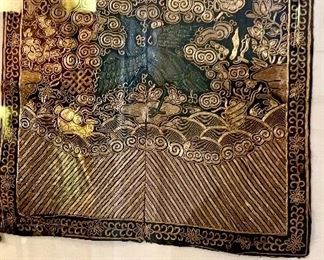 Antique Nobleman's Chinese badge insignia.