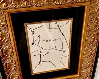 Picasso aquatint scarce.