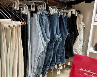 LEVIS buttonfly blue jeans.