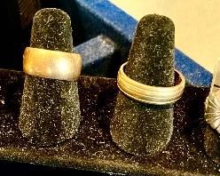 Beautiful rings!  Security on premises!  Jewelry removed daily!