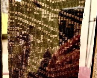 unusual textile, old.