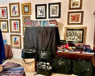 Gaser custom made leather luggage from San Francisco.  QUALITY!